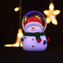 Weihnachts-Schneekugel, Farbwechsel, beleuchtet,