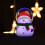 Weihnachts-Schneekugel, Farbwechsel, beleuchtet, 1