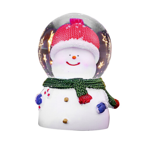 Weihnachts-Schneekugel, Farbwechsel, beleuchtet, 2