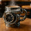 Practical 3D Turbocharger Cup Mechanical Engine Mug for-Silver 7