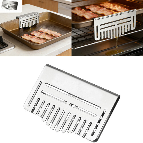 Griddle Accessories Stainless Steel Greases Gate Blocker Block 1