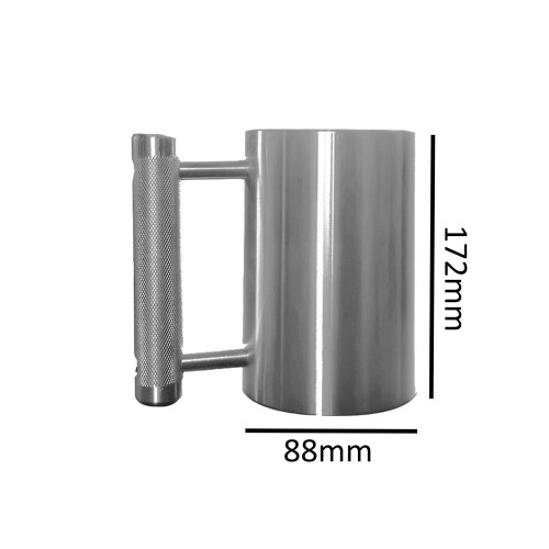Dumbbell Design 100 ml Wasserflasche aus 304 Edelstahl mit-4 2