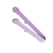 Multiple Use Easy to Cleaning Silicone Cats Paws Food-Purple