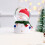 Weihnachts-Schneekugel, Farbwechsel, beleuchtet, 6
