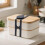 Touch Lock Silicone Bands for Quick Food Container-Black 3 7
