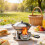 2 Piece Compacts Portable Steel Mini Alcohols Heating Stove 4