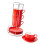 Elegant ceramics Coffee Cup and Dish Set 8OZ Capacity-Red 1