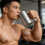 Dumbbell Design 100 ml Wasserflasche aus 304 Edelstahl mit-4 6