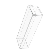 Elegante acryldoos geproduceerd voor tiramisu en mousse-desserts