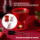 Uniforme verwarming keramische chocoladefonduebeker met-Rood 3