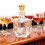 Carafe en verre de célébration de fêtes-couverture acrylique 6