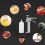Outil de cuisine polyvalent pour divers condiments, distributeur 4