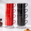 Elegant ceramics Coffee Cup and Dish Set 8OZ Capacity-Red 6
