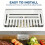 Practical Stainless Steel Double Side Grease Gate Blockers for 7