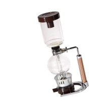 Siphon Coffee Maker Glass High Heat Resistant With Wood-Coffee