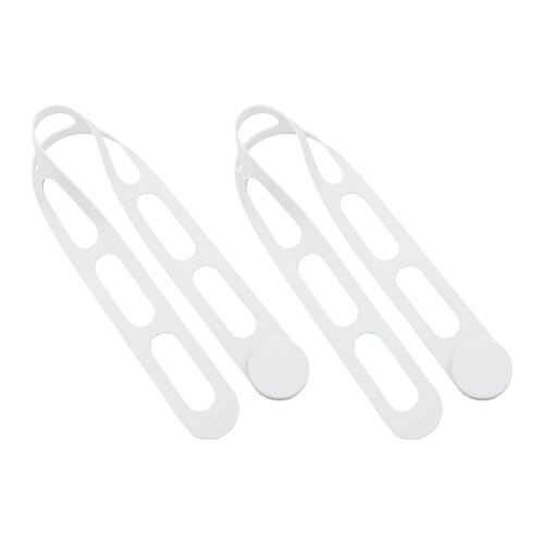 Leakproof Silicone Bowl Bands with Adjustable Size for-White 2