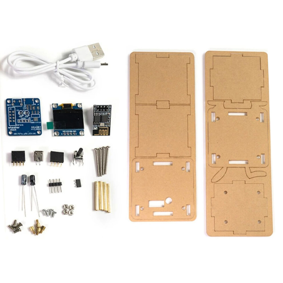 Electronic Diy Kit Watch Soldering Project Kit Oled Display For Projects And Gifts 9426802539806