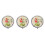 3Pièces Solide Portable Aroma Rose Multiusage 4