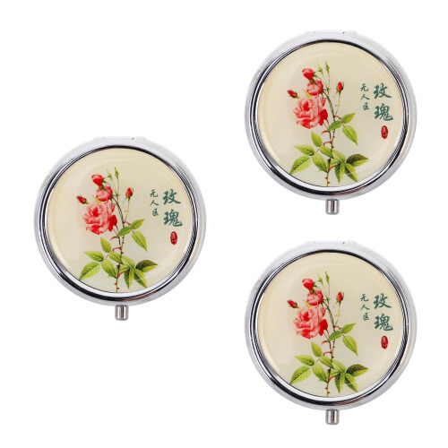3Pièces Solide Portable Aroma Rose Multiusage 2