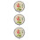 3Pièces Solide Portable Aroma Rose Multiusage 5
