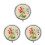 3Pièces Solide Portable Aroma Rose Multiusage 7