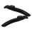 4Ensembles Pieds TV Universels Support Stable Base PP Noir Pour Bureau 2
