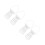 4Pcs Durable White Plastic Flower Basket Holders for Funeral Use 9