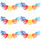 90Pièces PVC Patte D’animal Multicolores Pour Filles 3