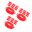30Pièces Accessoires Connecteurs Pour Cônes De Chantier Rouge 5