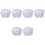 6Pièces Casquettes Infirmier Coton Blanches Durables Et Confortables 3
