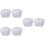 6Pièces Casquettes Infirmier Coton Blanches Durables Et Confortables 7