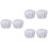 6Pièces Casquettes Infirmier Coton Blanches Durables Et Confortables 6