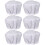 6Pièces Casquettes Infirmier Coton Blanches Durables Et Confortables 8