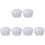 6Pièces Casquettes Infirmier Coton Blanches Durables Et Confortables 2