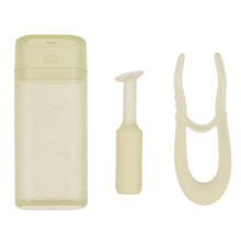 1Ensemble Silicone Vert Clair Outil Retrait Pose Lentilles