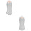 2Pièces Outil Absorbant Pierres Volcaniques Grain ABS Gris 8