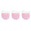 3Pièces Voiles Scintillants Blancs Pour Costumes De Danse, Polyester 6
