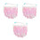 3Pièces Voiles Scintillants Blancs Pour Costumes De Danse, Polyester 8
