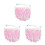 3Pièces Voiles Scintillants Blancs Pour Costumes De Danse, Polyester 7