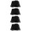 4Pièces Filet Polyester Noir Pour Bouquet Élégant 9