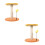 2Pièces Griffoir Chat Confortable Sisal Suspendu Coloré 4