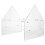 2Pièces Support Vinyle Transparent En Pour Bureau Maison 3