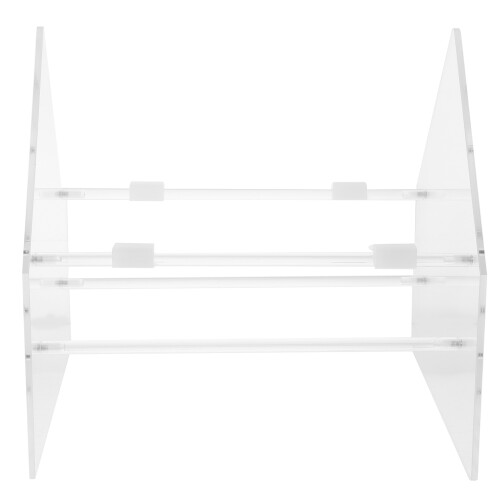 2Pièces Support Vinyle Transparent En Pour Bureau Maison 1