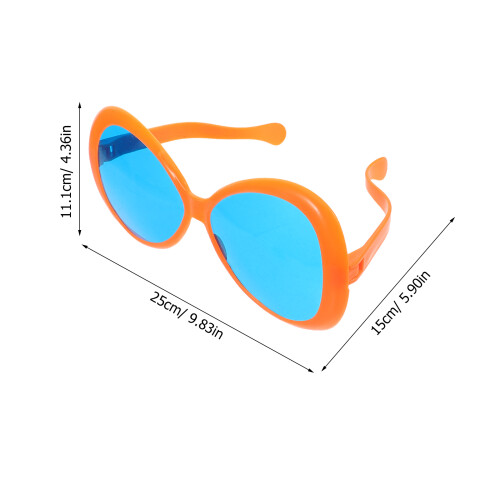 8Pcs Novelty Jumbo Plastic Party Glasses Assorted Eyewear 2