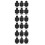 18Pièces Cibles Métalliques Noires Compactes Pour Tir 7