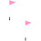 2Ensembles Avertisseur Rose Avec Hampe Réglable 8