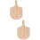 2Pièces À Bois Beige Pour Service 9
