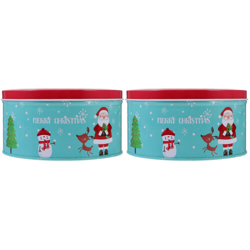 2Pièces Boîte Cadeau Décorations De Noël Pour Bonbons 2