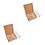 2Ensembles Accessoires Macramé Bois Marron Surface Lisse Pour Décor 10