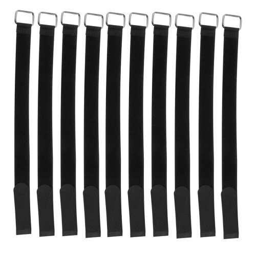 100Pièces Sangles Protège-Jambe Base-Ball Unisexes Noir Durable